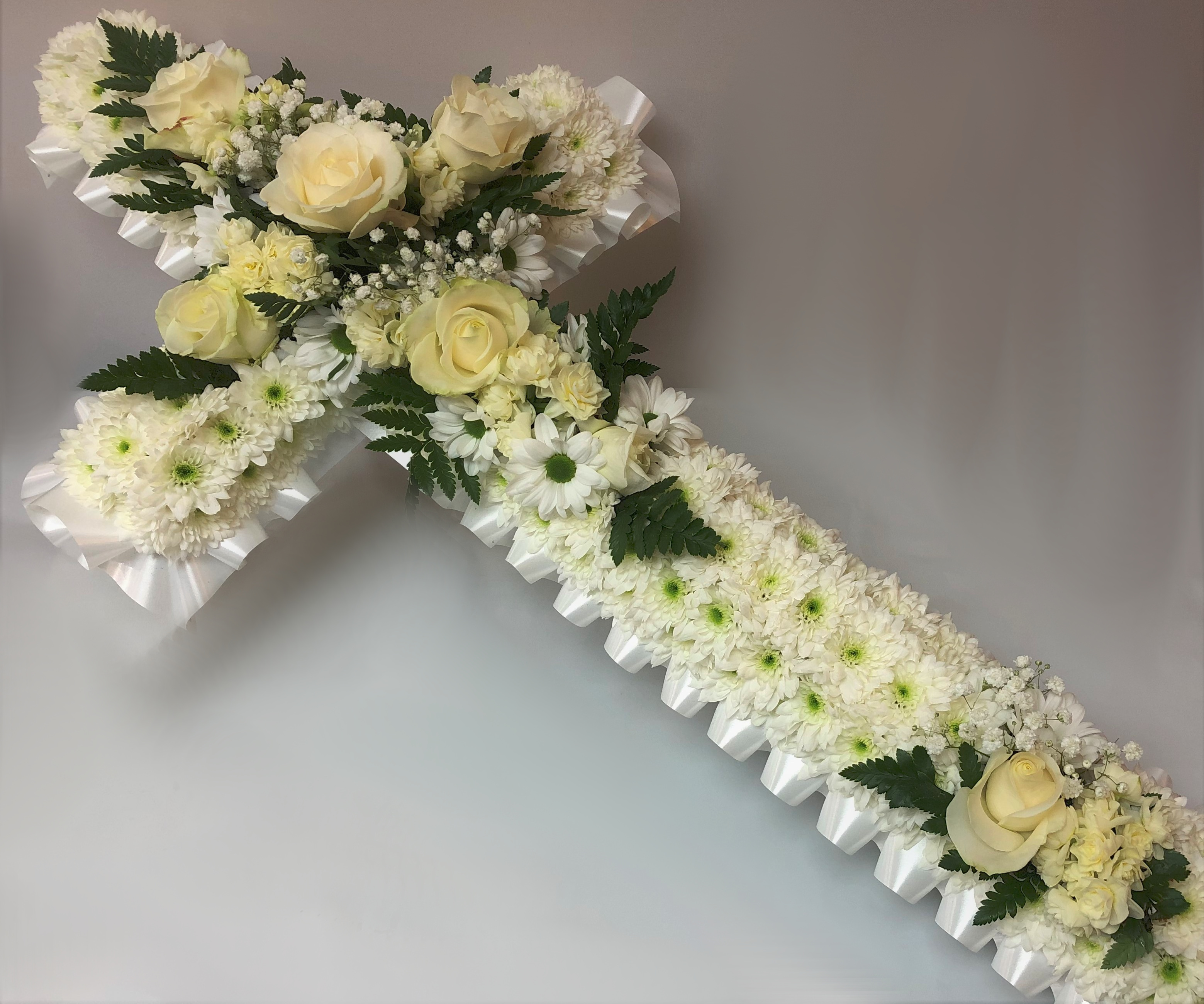 Cross Funeral Flowers